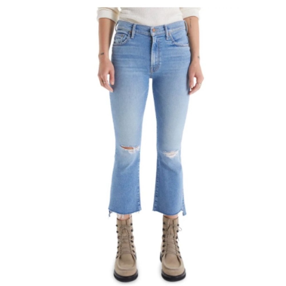 MOTHER The Insider Crop Step Fray Thrilling Shots Size 31